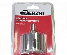 Коронка алмазная по керамограниту 68 мм Derzhi 8307-007  картинка
